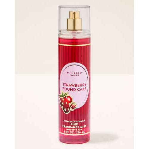 Body Splash Bath & Body Works Strawberry Pound Cake 236ml