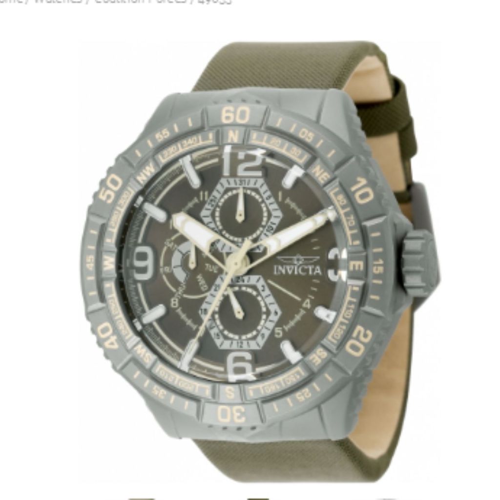 Relógio Masculino Invicta Coalition Forces Quartzo 49mm Verde-Oliva 49633