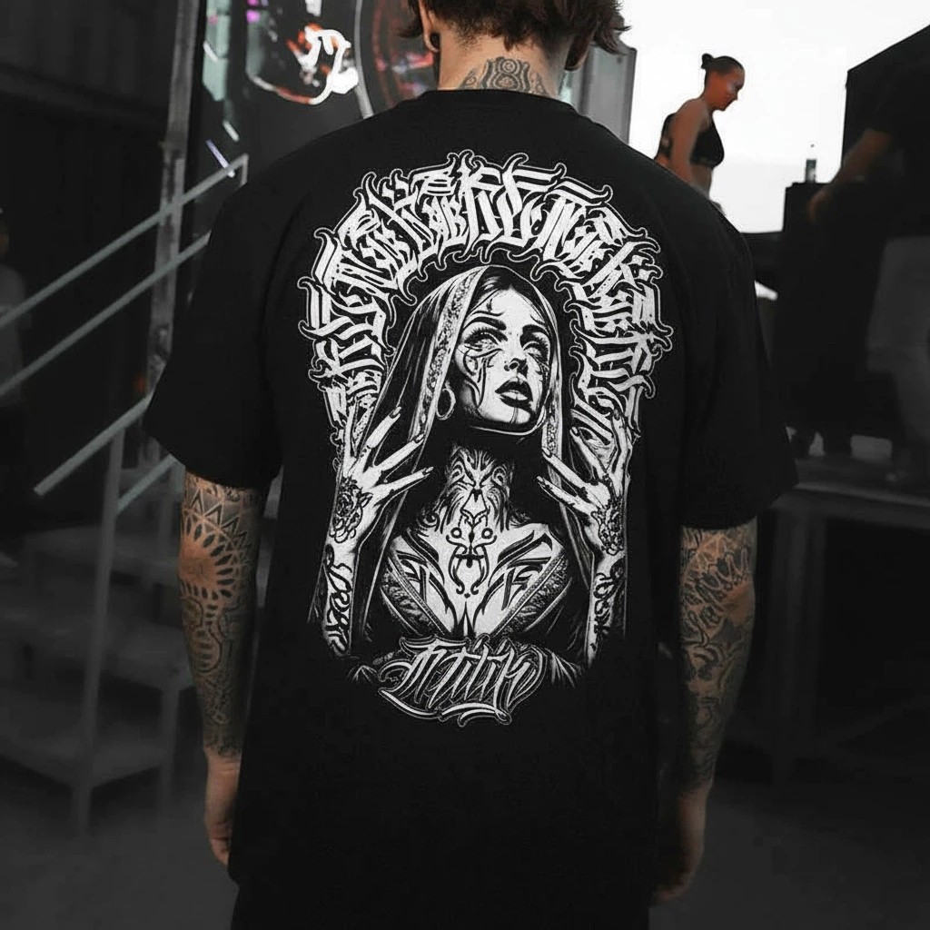 Camiseta Masculina Streetwear Mandrake Estampada Lançamento Camiseta 100% Algodão Camisetão - Excelencia