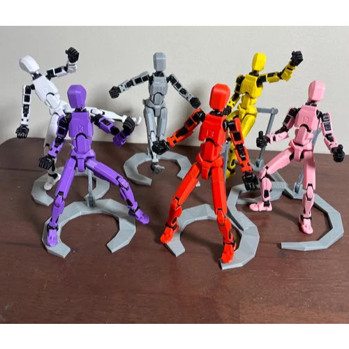 NOVO Boneco Montável Articulado Lucky Dummy 13 Com acessórios