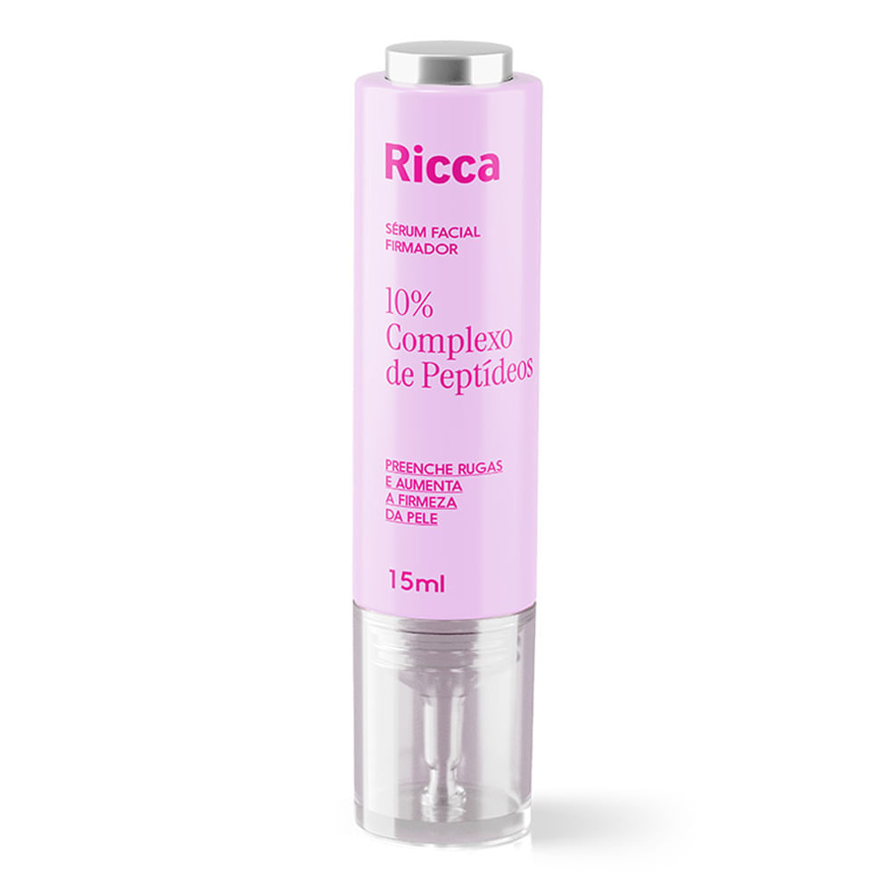 Sérum Facial Firmador Ricca 10% Complexo de Peptídeos 15ml em Oferta na Shopee