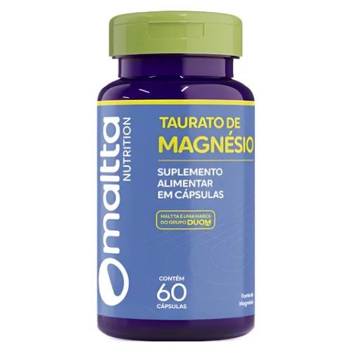 Taurato de Magnésio Maltta 60 Cápsulas | Saúde dos Músculos | Saúde do Coração