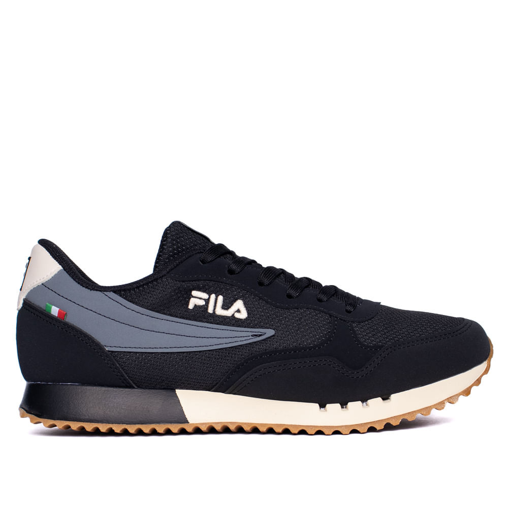 Tênis Masculino Fila Euro Jogger Sport II Preto/bege em Oferta na Shopee