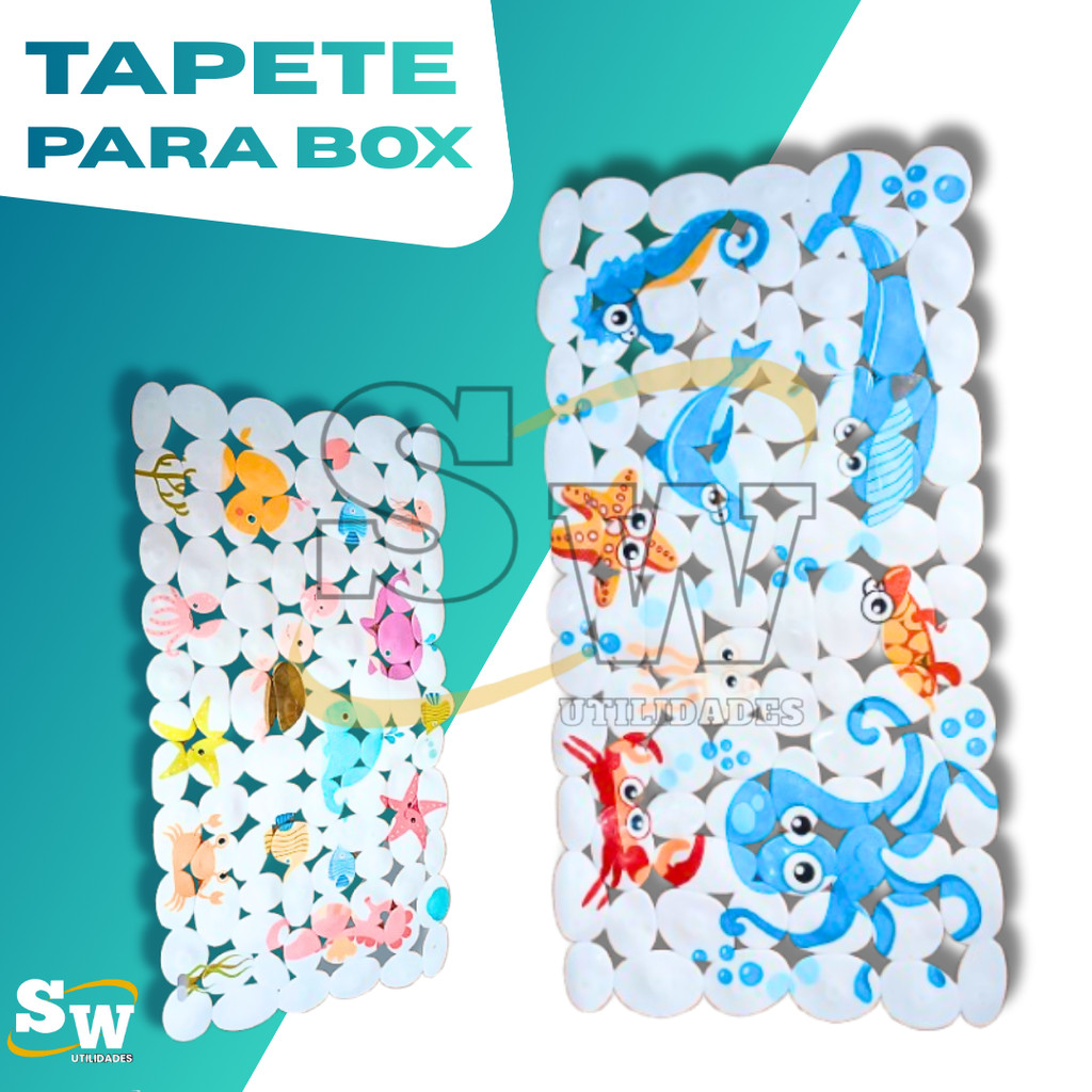 Tapete Antiderrapante para Box Infantil – Segurança no Banho