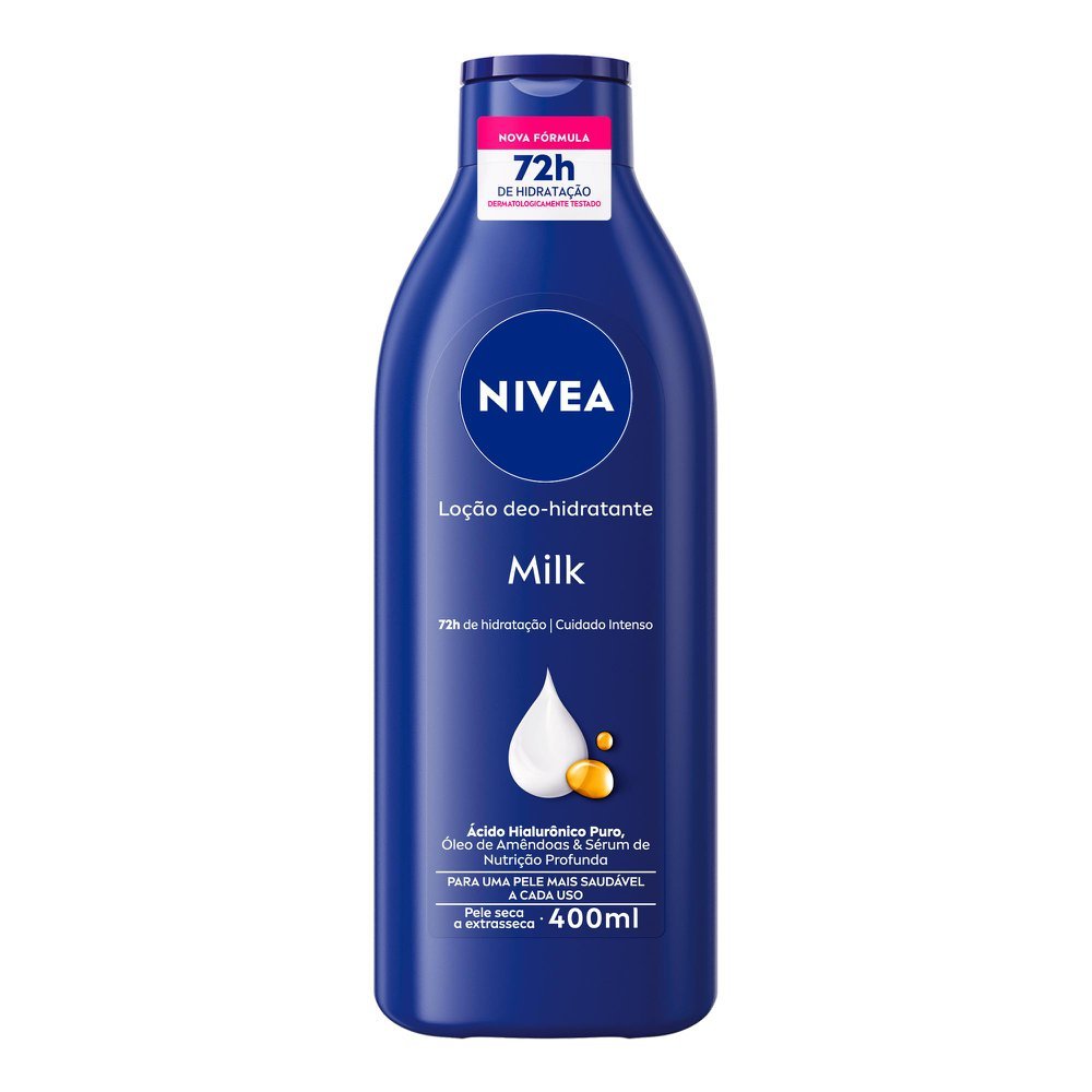 Creme Hidratante Corporal Nivea Milk Pele Seca A Extrasseca 400ml em Oferta na Shopee