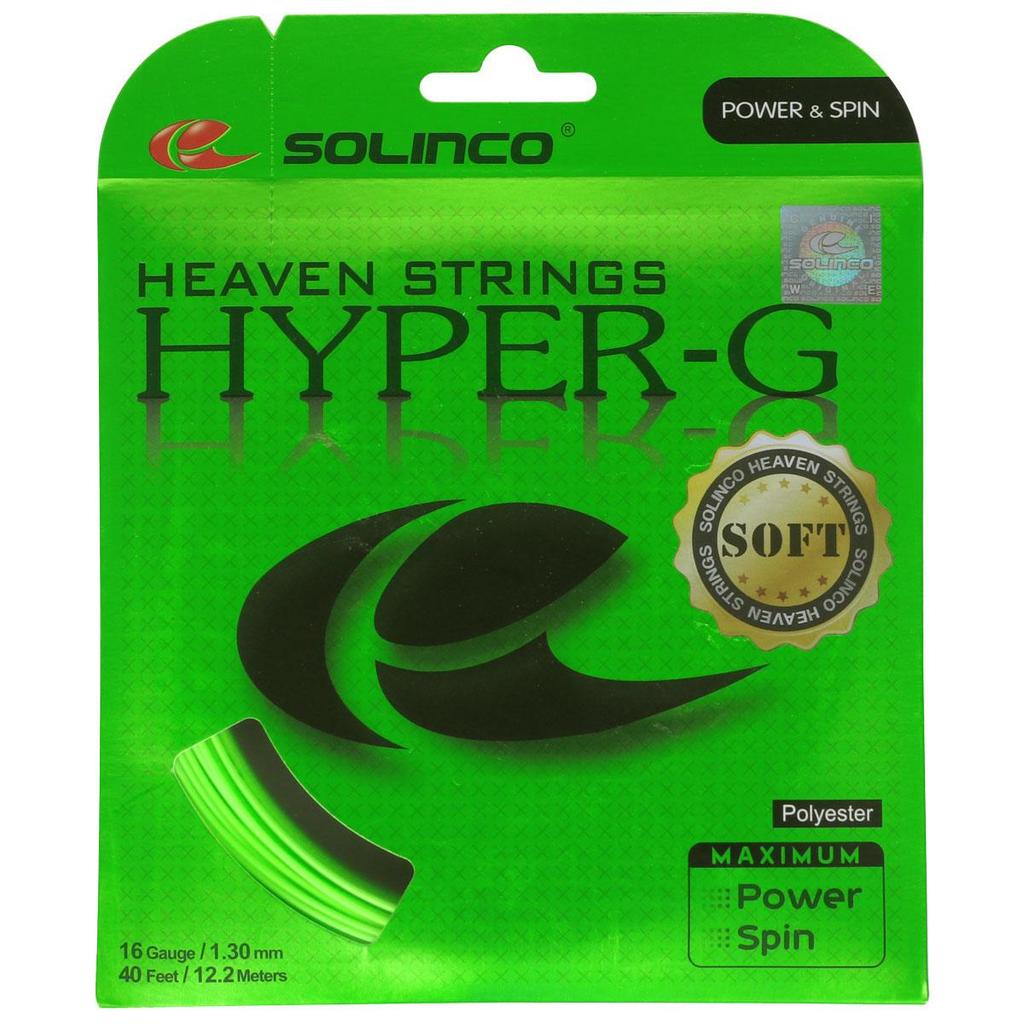 Corda Solinco Hyper G Soft 16 1.30mm Verde - Set Individual