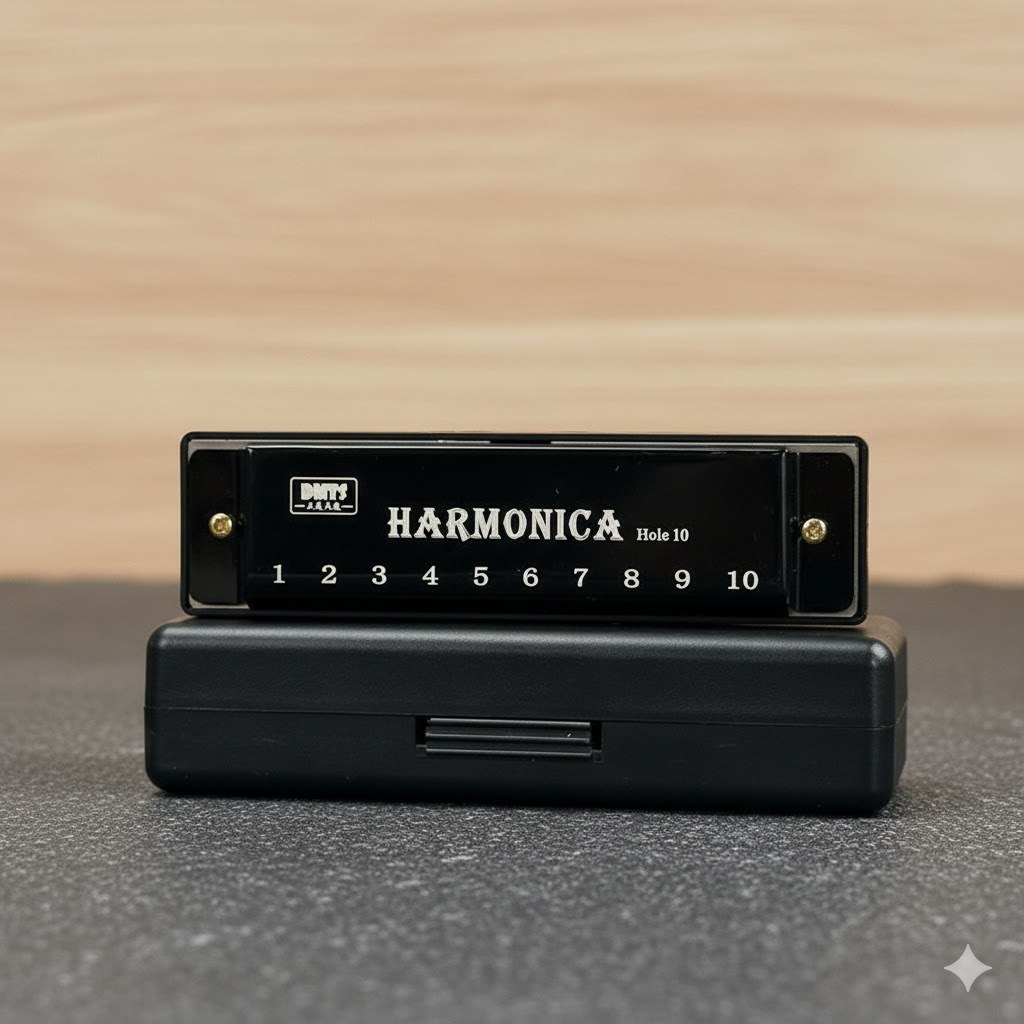 Chave De Gaita De C 10 Buracos Cromática Com Estojo