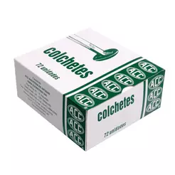 Colchete latonado NR 09 com 72 unidades ACC