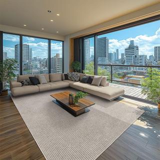 Tapete Para Sala Mariana Prata 2,00x3,00 São Carlos em Oferta na Shopee