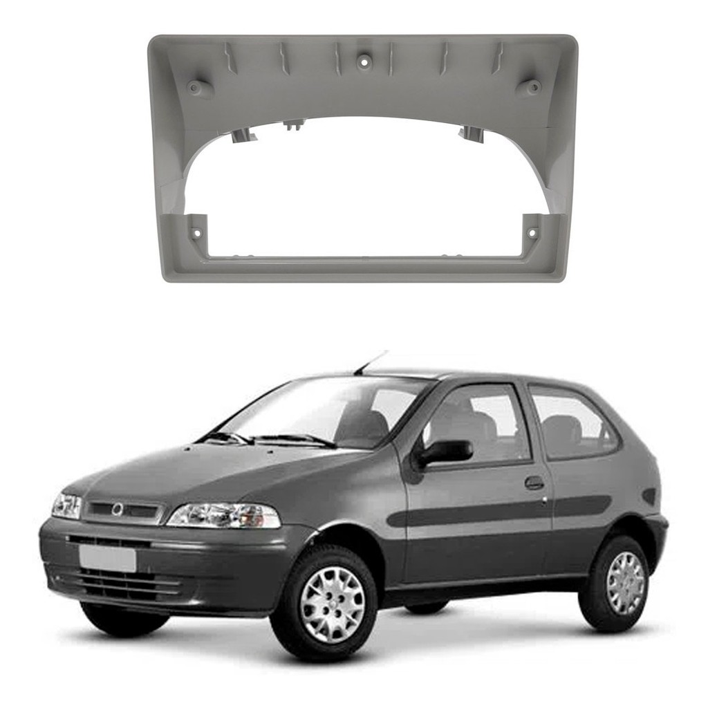Moldura Multimidia 9 Polegadas Fiat Palio/siena 96-14 Expex