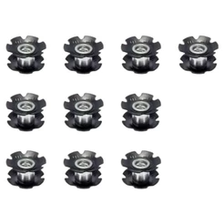 Kit Com 10 Estrelas Aranha Ahead Set Over Bike Aço 25.4mm