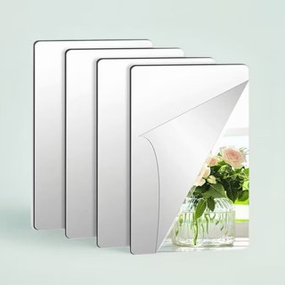 Kits 1 a 6 Espelhos Adesivo Decorativo Acrilico 20x30cm Retangulares em Oferta na Shopee