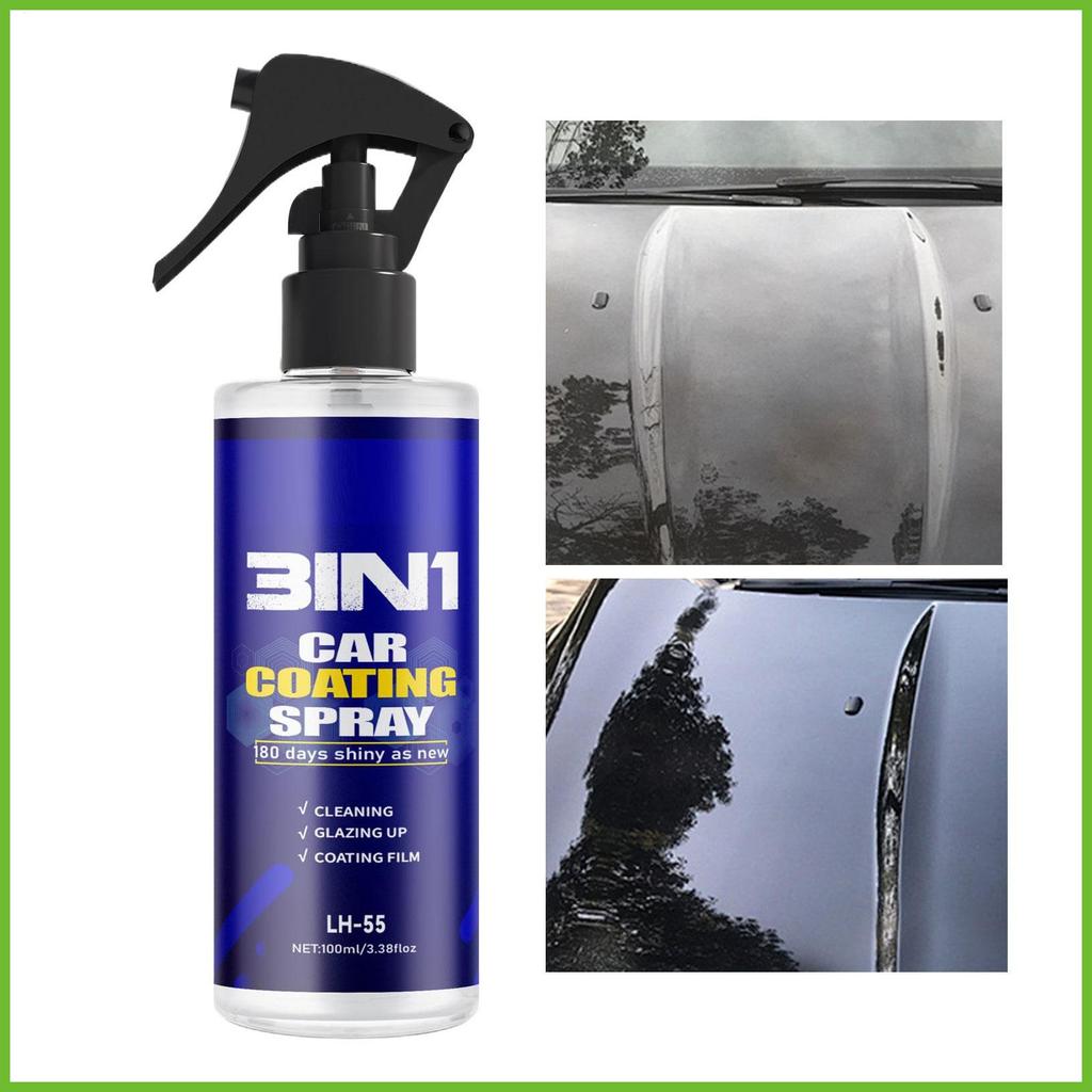 Spray De Cera Para Carro , 100ml , Nano Proteção De Longa Duração , Remodelação Automotiva , Revestimento SUV , Caminhão
