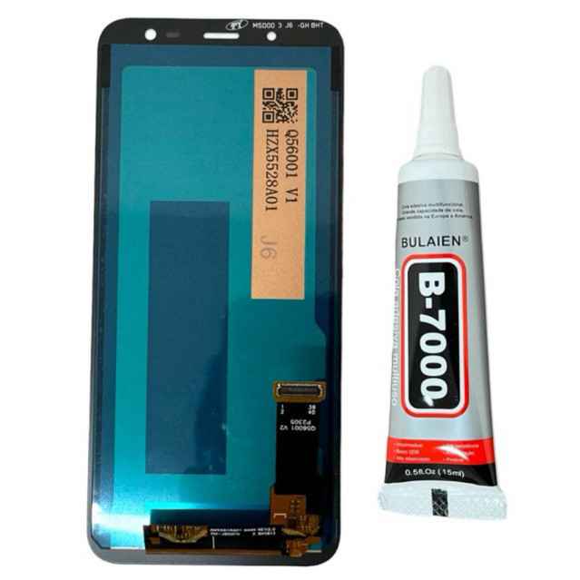 Frontal Tela Display Lcd Para J6 J600 Incell Premium + Cola 15ml