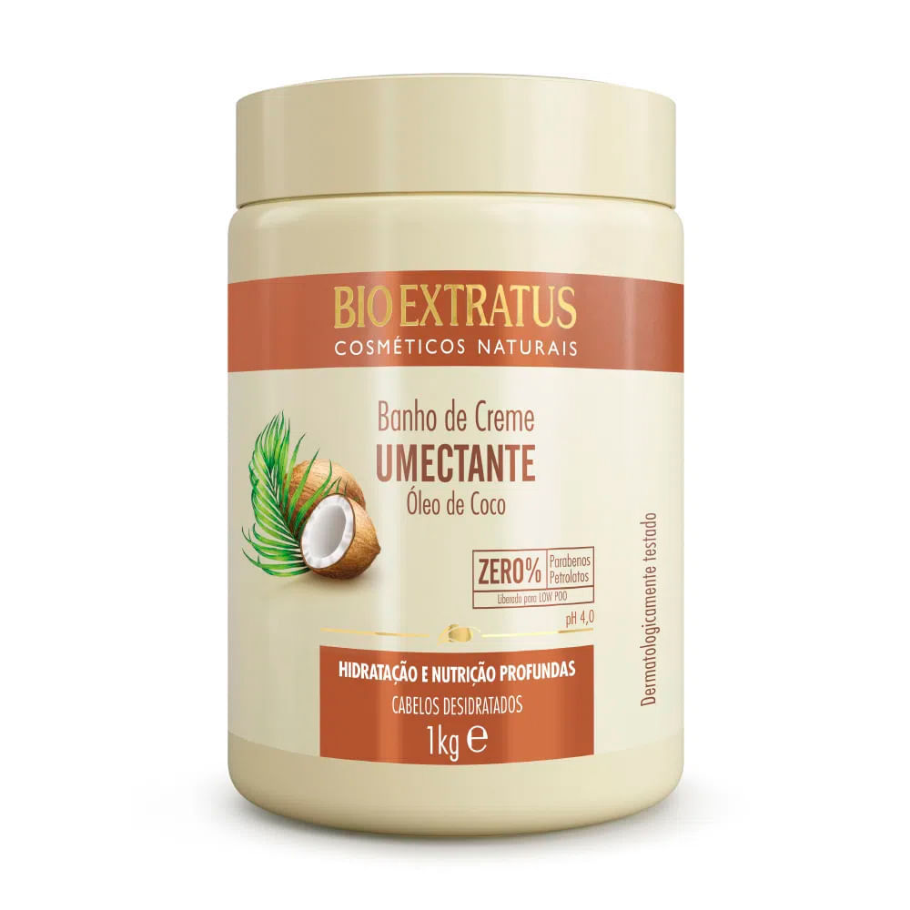 Creme De Tratamento Bio Extratus Óleo De Coco 1Kg em Oferta na Shopee