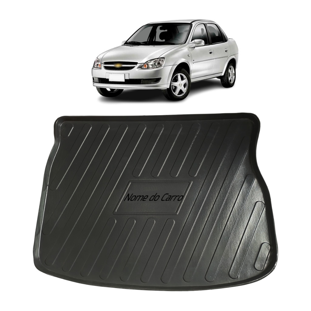 Tapete Bandeja Protetor de Porta Malas Corsa G1 Sedan/Corsa G1 Classic - 1996 a 2016 -  Impermeável em Oferta na Shopee
