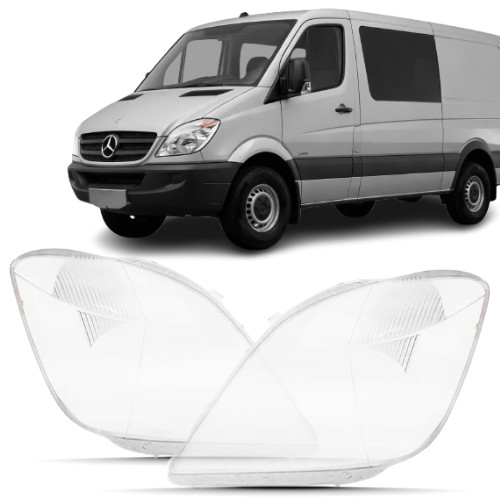 Par/Un Lente Farol Dianteiro Sprinter 2012 2013 2014 2015 2016