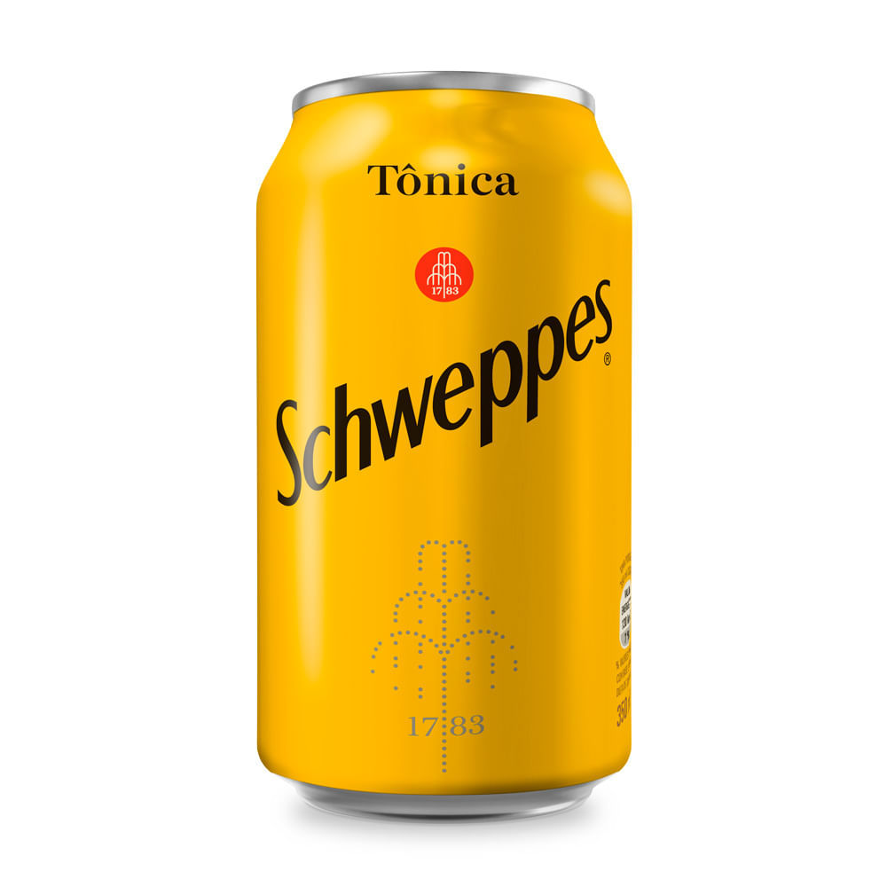 Água Tônica Schweppes Lata 350ml em Oferta na Shopee