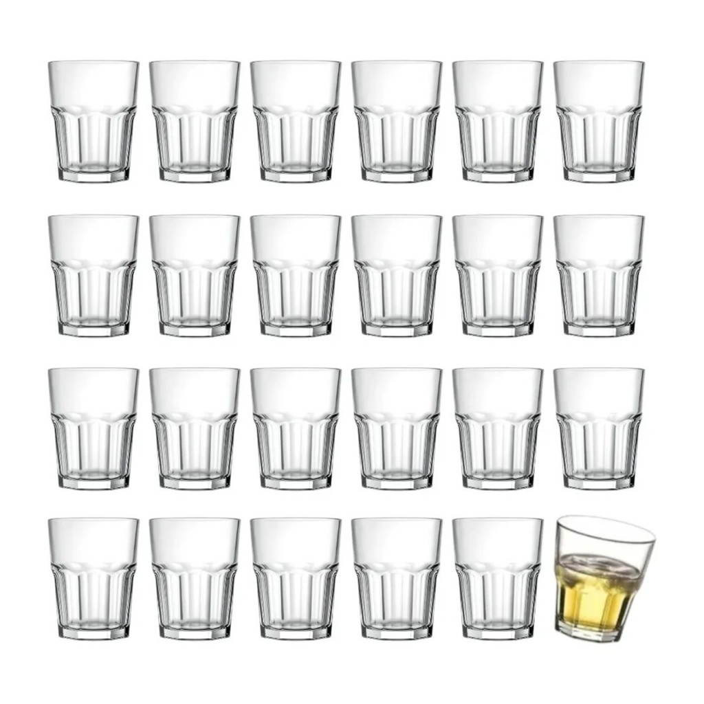 Copo Nadir Bristol Dose Shot Pinga Cachaça 60ml -24 Unidades