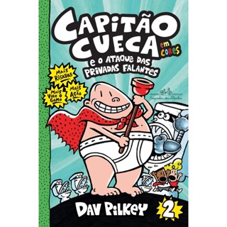 CAPITÃO CUECA E O ATAQUE DAS PRIVADAS FALANTES - EM CORES! - VOL. 2 em Oferta na Shopee