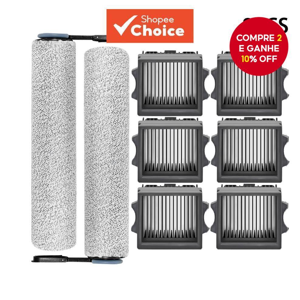  Kit de Acessórios de Reposição Compatível com Aspirador Tineco Floor One S7 Artist/S9 Artist Pro/S9 Artist Steam/Switch