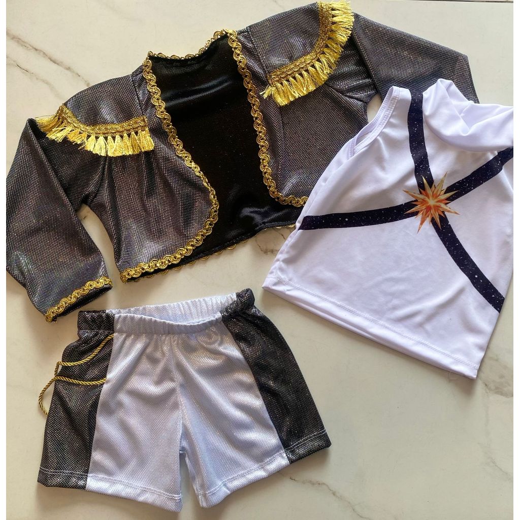 Fantasia Guerreiras do Kpop Huntrix Golden Infantil Feminina