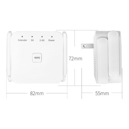 Detalhes do Repetidor Extensor Wifi 5g 2.4ghz 5ghz De Internet Wi fi 4 Antenas