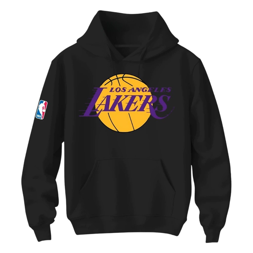 Moletom Canguru Los Angeles Lakers Blusa de Frio Time Basquete Oferta de Inverno