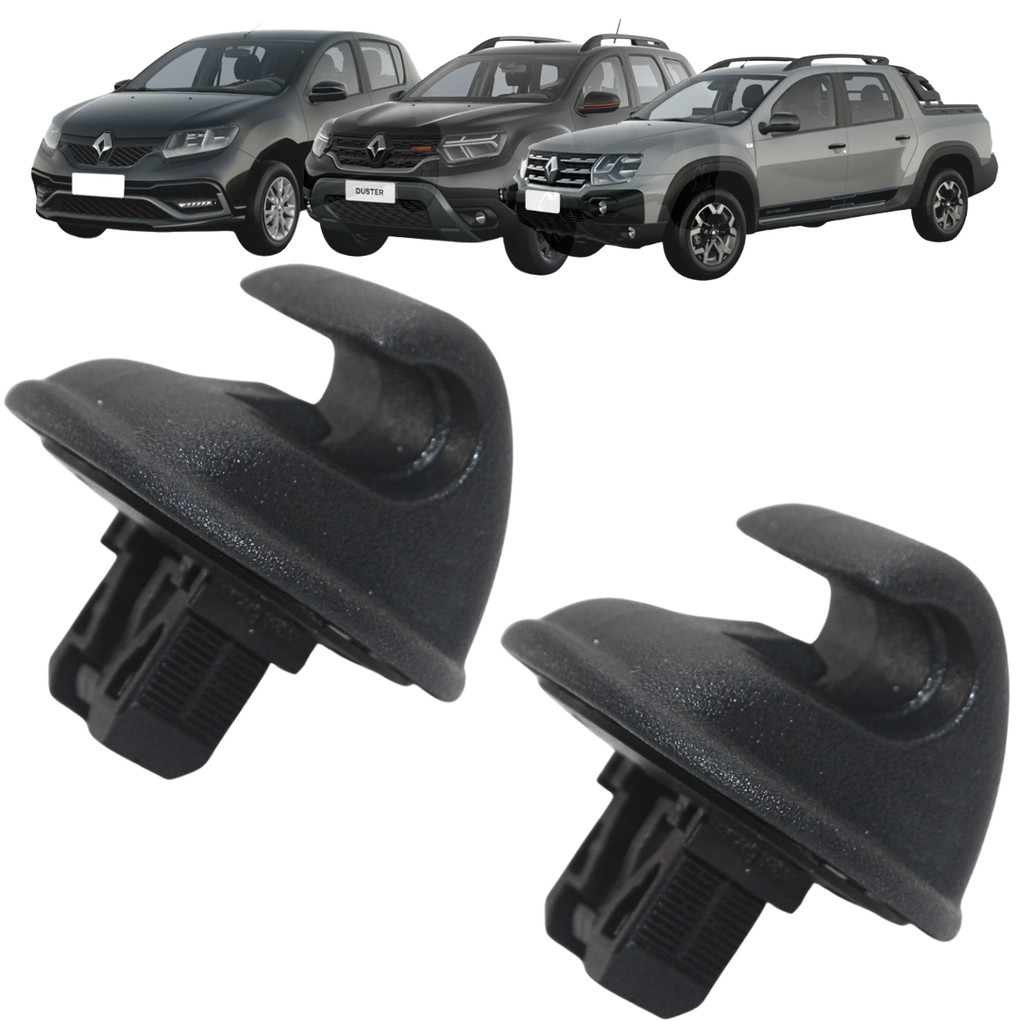 2 Suporte QuebraSol Original Renault Clio Longan Sandero