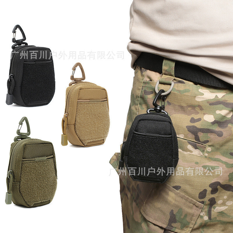 Estojo de lona para chave de carro, multifuncional, dois em um, grande capacidade, fone de ouvido, bolsa de moedas, bols