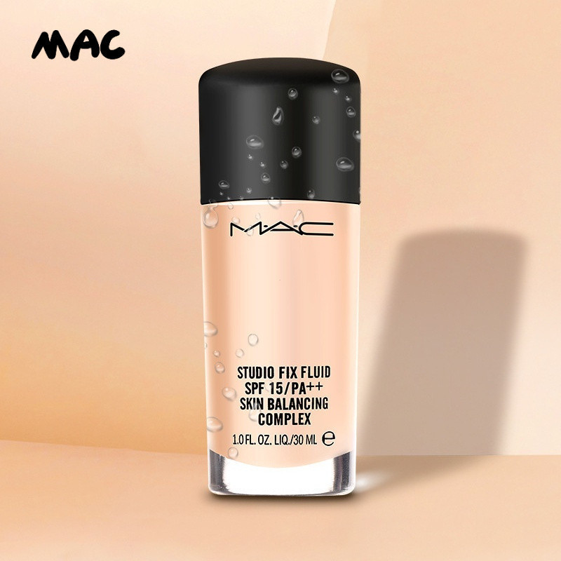 MAC Studio Fix Fluid SPF15 Foundation 30ML Base Líquida Impecável Controle De Óleo Duradouro Corretivo De Contorno