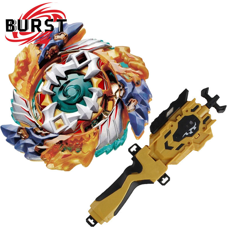 Bey Burst Gyro B-122 Geist Fafnir with B-88 Launcher Grip Set Metal Spinning Tos Toys for Kids