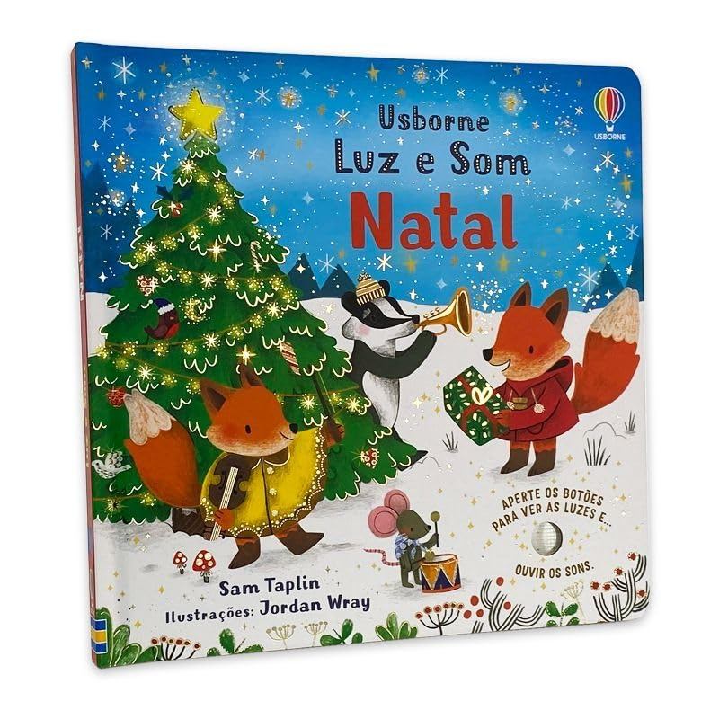 Livro Natal: Luz e Som - Ed Usborne
