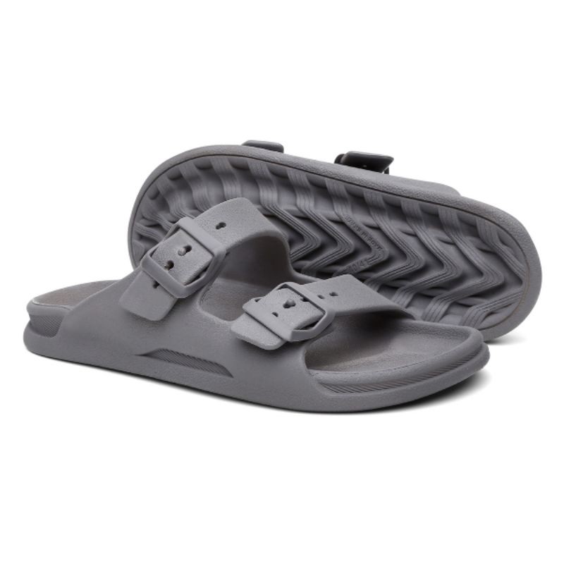 Chinelo Masculino Sandalia Confortavel Birken Ergonômico Duas Tiras Fivelas Ajustáveis Super Leve L