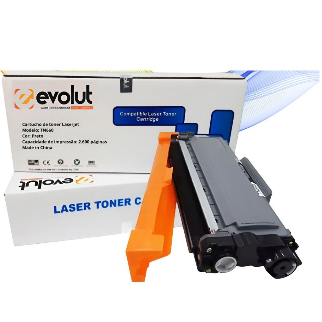Toner Compativel TN660 Brother L2540DW L2360DW 2600 Paginas HL-L2300 HL-L2300D HL-L2305W HL-L2320 HL-L2320D HL-L2340