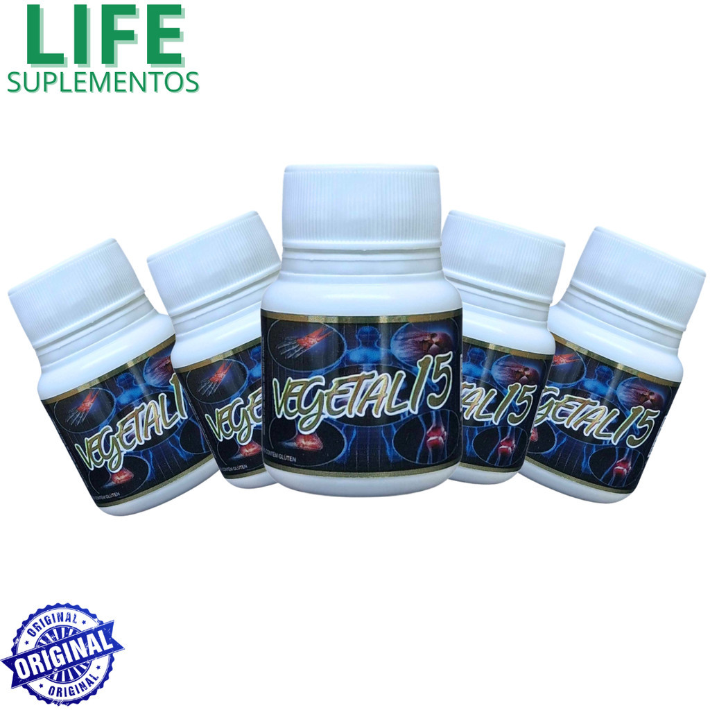 Kit Com 3 Vegetal 15 | COM 15 CÁPS ORIGINAL