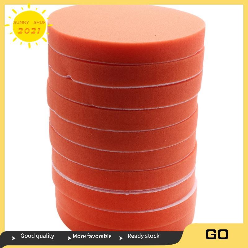 [Best S] 10Pc 180Mm 7 Polegadas Esponja Plana Kit De Almofada De Polimento Bruto Para Polidor De Carro Depilação Limpa C