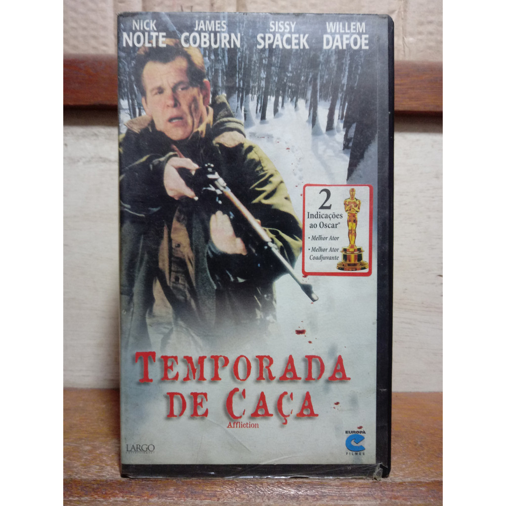 Vhs Temporada De Caça - Nick Nolte - Sissy Spacek - James Cobur