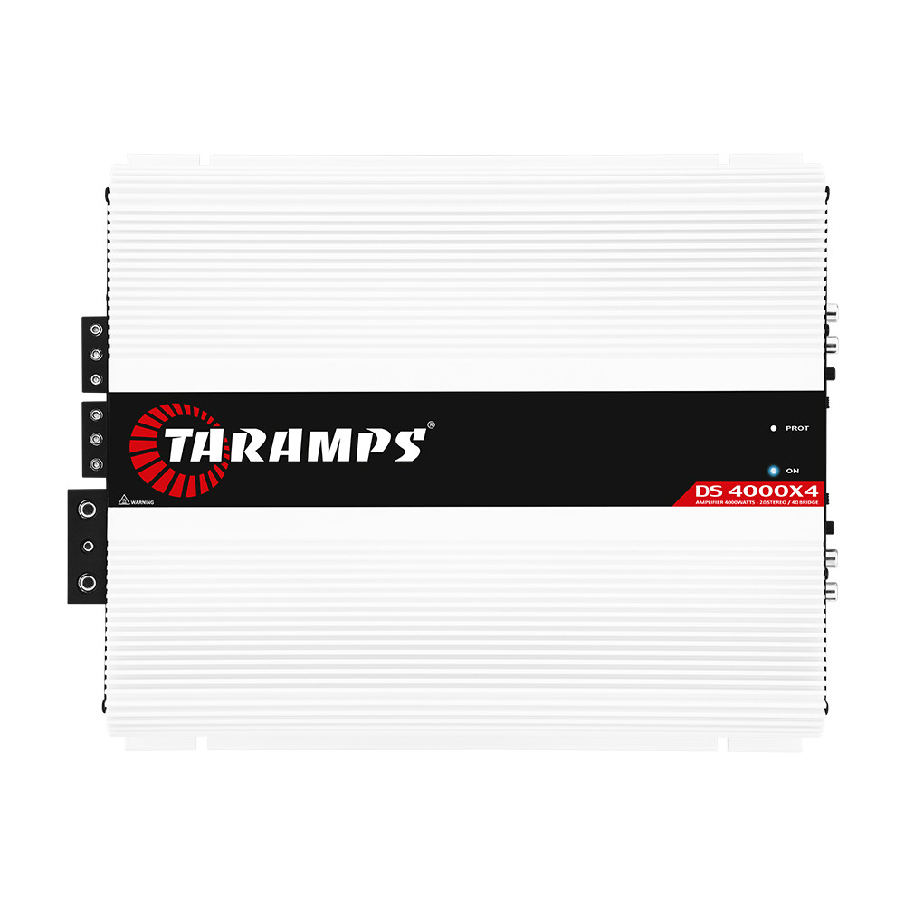 MODULO AMPLIFICADOR TARAMPS DS 4000X4 POTENCIA 4000 WATTS RMS 4 CANAIS 4000 WATTS RMS