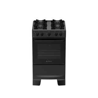 Fogão 4 bocas Atlas Mônaco Lustro Automático Mesa de Aço Esmaltado