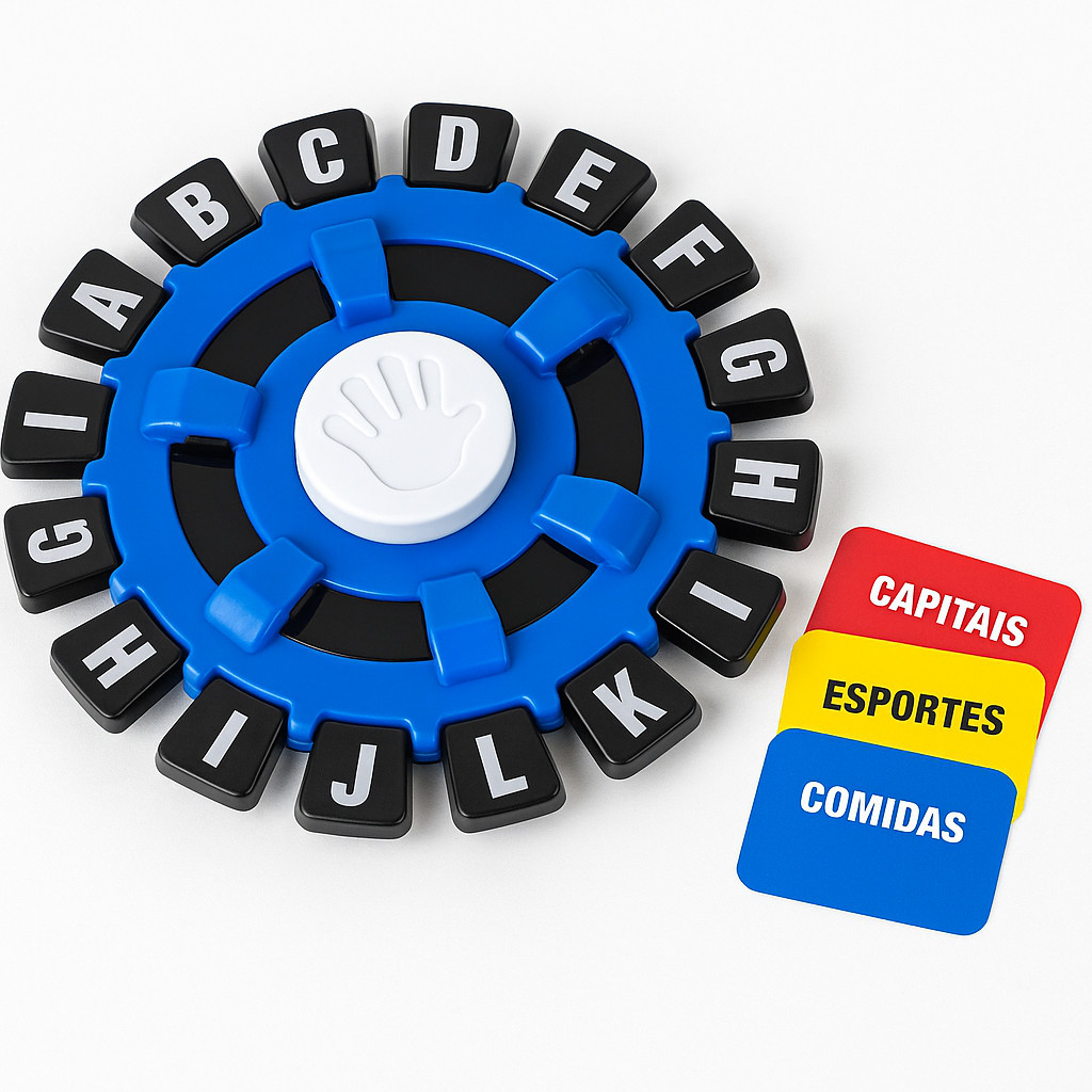 Jogo Tecla Letras Versão Portugues Letters Game Stop Eletrônico Tapalavras Trava Mesa Diversão