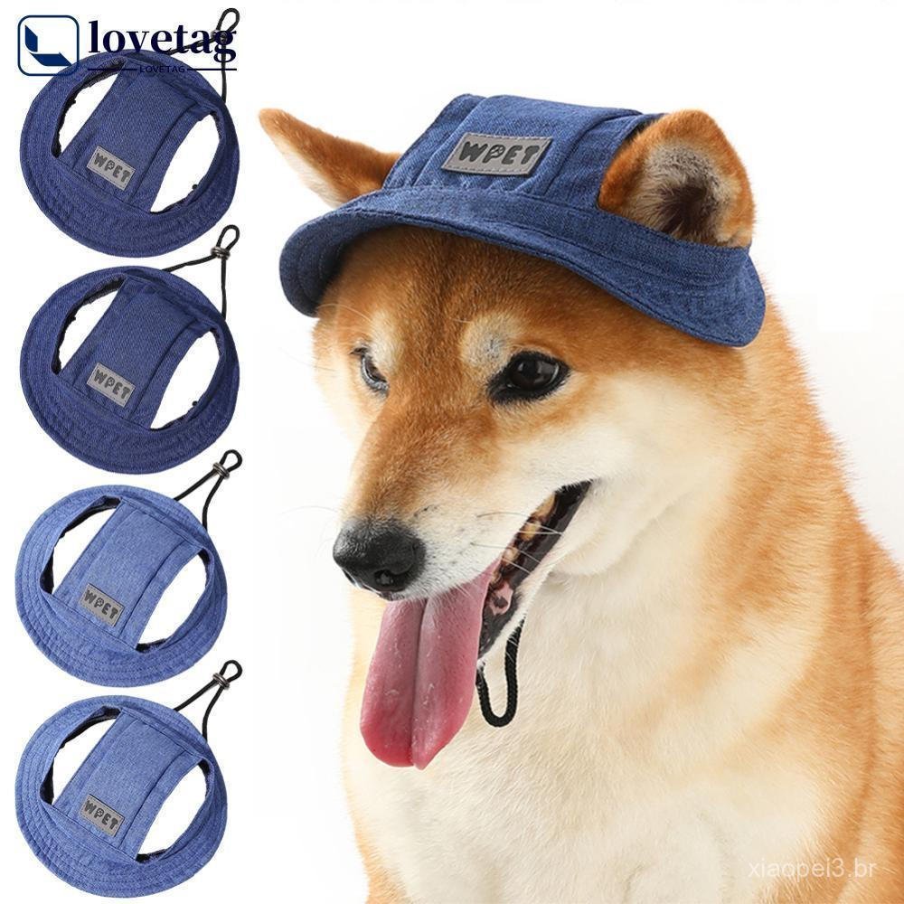 LOVETAG Chapéu De Sol Para Animais De Estimação , Primavera Verão , Cães E Gatos , Boné De Pescador Respirável Com Furos