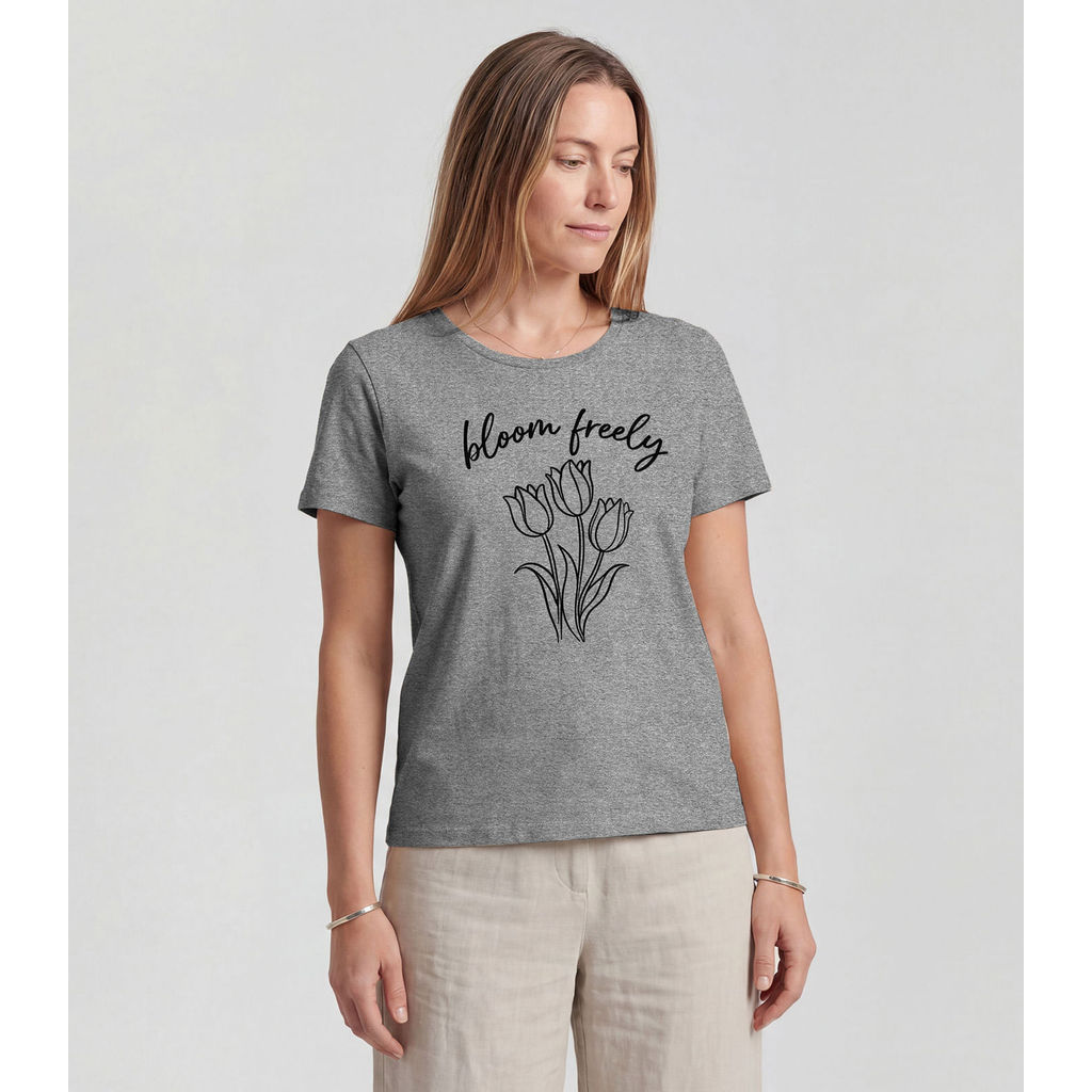 Blusa Feminina em Malha Visco Infinita Cor Cinza em Oferta na Shopee