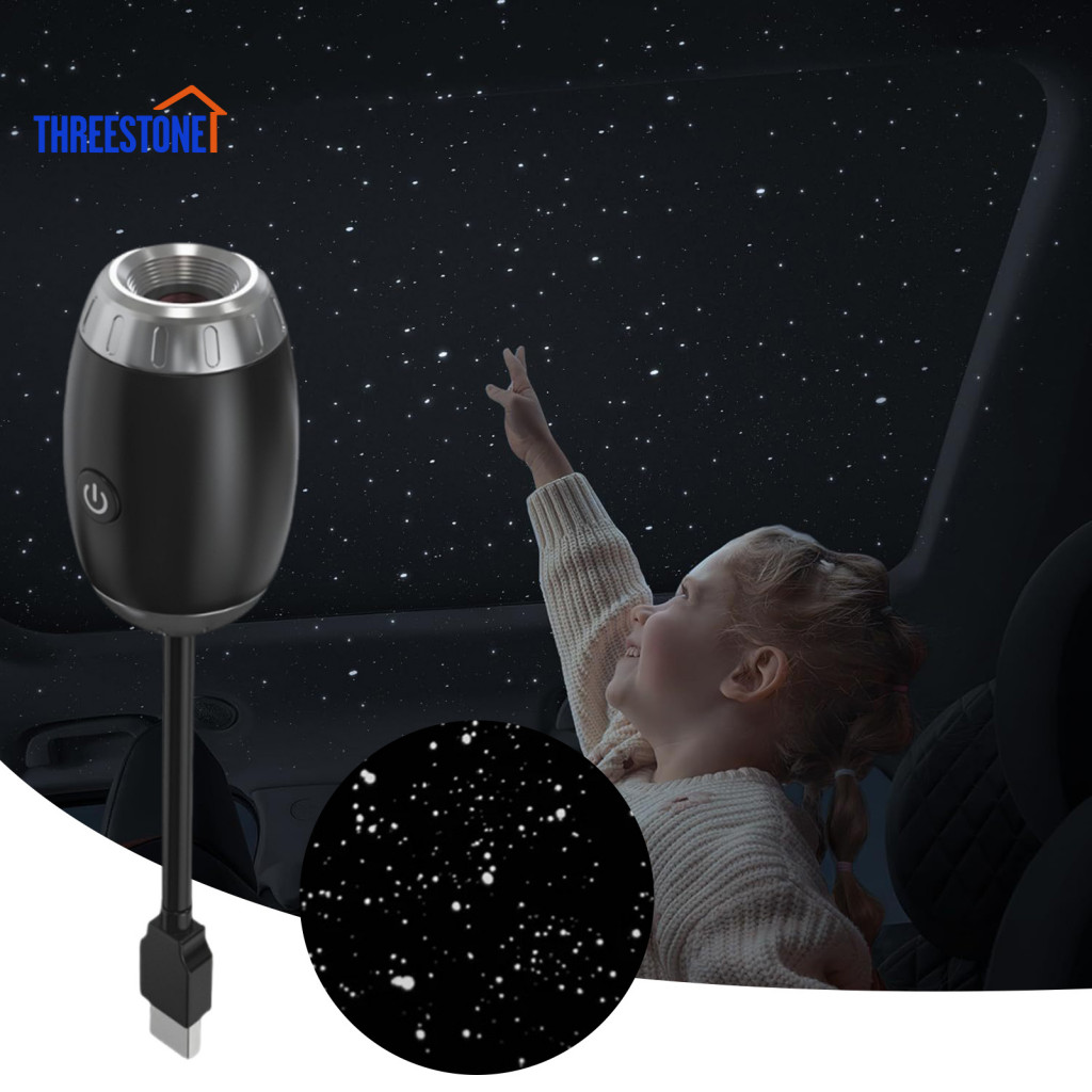 Star Projector Lamp Usb Car 360° Adjustable Starry Sky Led Ambient Light 3 Brightness Levels Perfect for Home Bedroom A