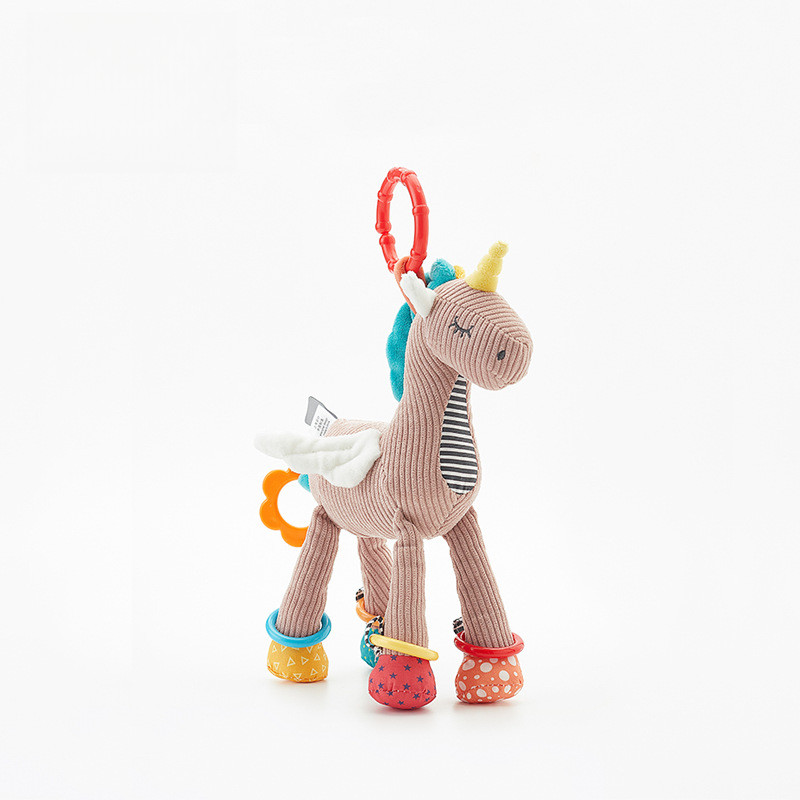 Unicórnio cor-de-rosa cama de bebê pendrive bebê carrinho pendrive bebê brinquedo acalmar