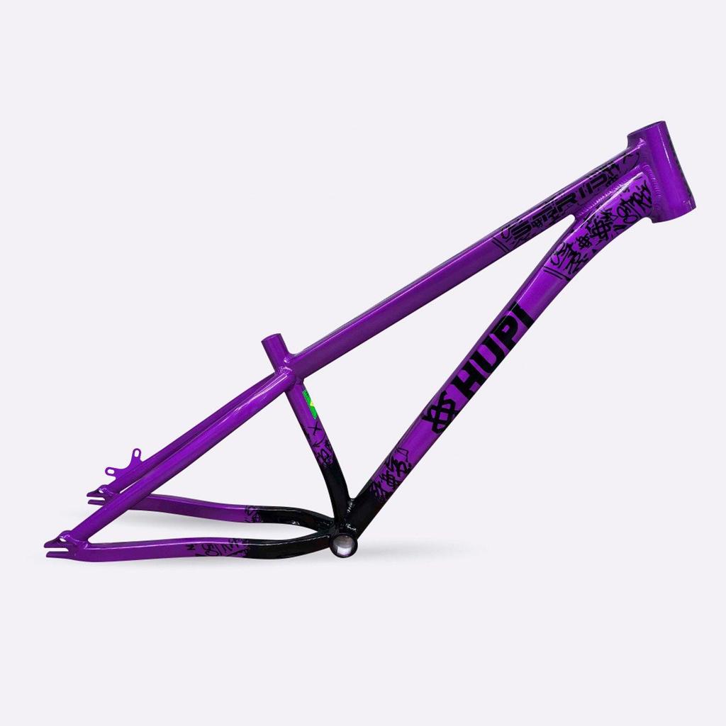 Quadro Bike HUPI Strip Gancheira Horizontal Aro 26 Roxo e Preto em Oferta na Shopee