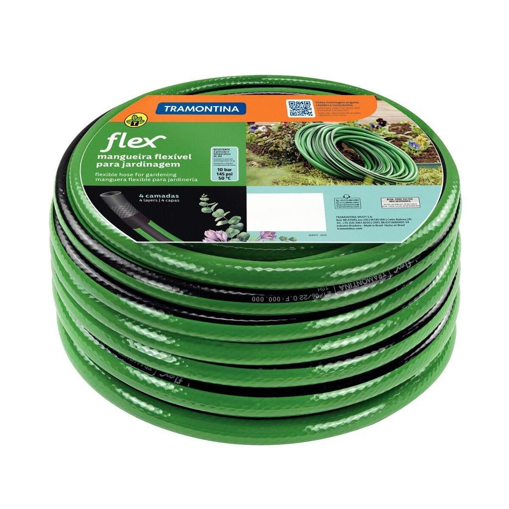 Mangueira Flex Tramontina 50m Irrigação 10 Bar