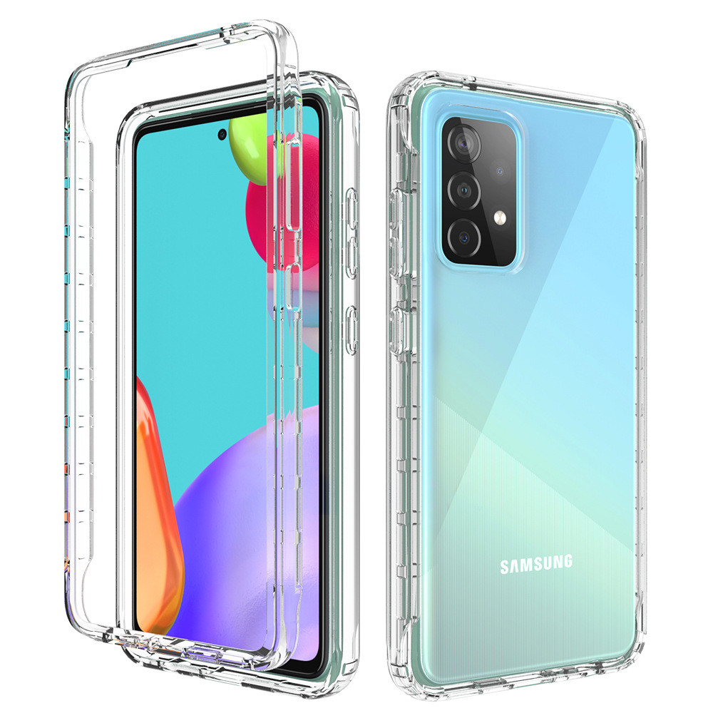 Adequado para Samsung A12 A22 A32 A42 A52 A72 Capa de telefone gradiente transparente alta