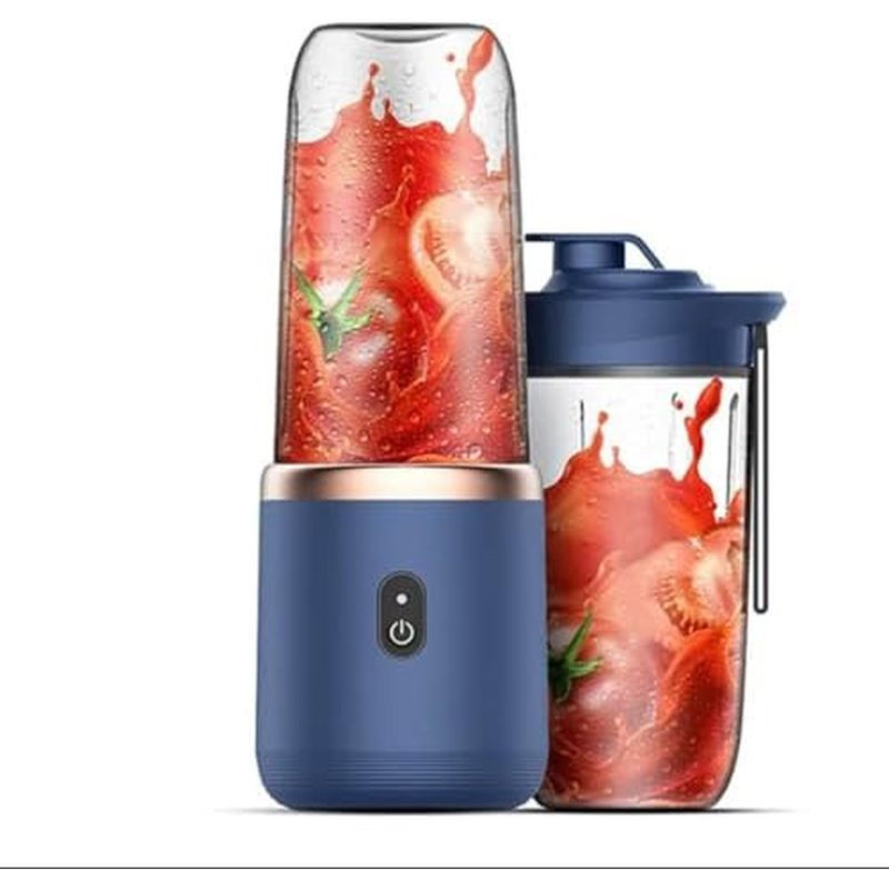 Mini Liquidificador Portátil, Recarregável por USB, 300ML, Liquidificador Pessoal para Shakes e Smoothies, Liquidificado