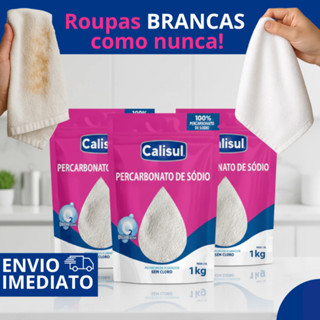 Percarbonato Sódio 3kg Tira Mancha Roupa CaliSul 100% Puro em Oferta na Shopee